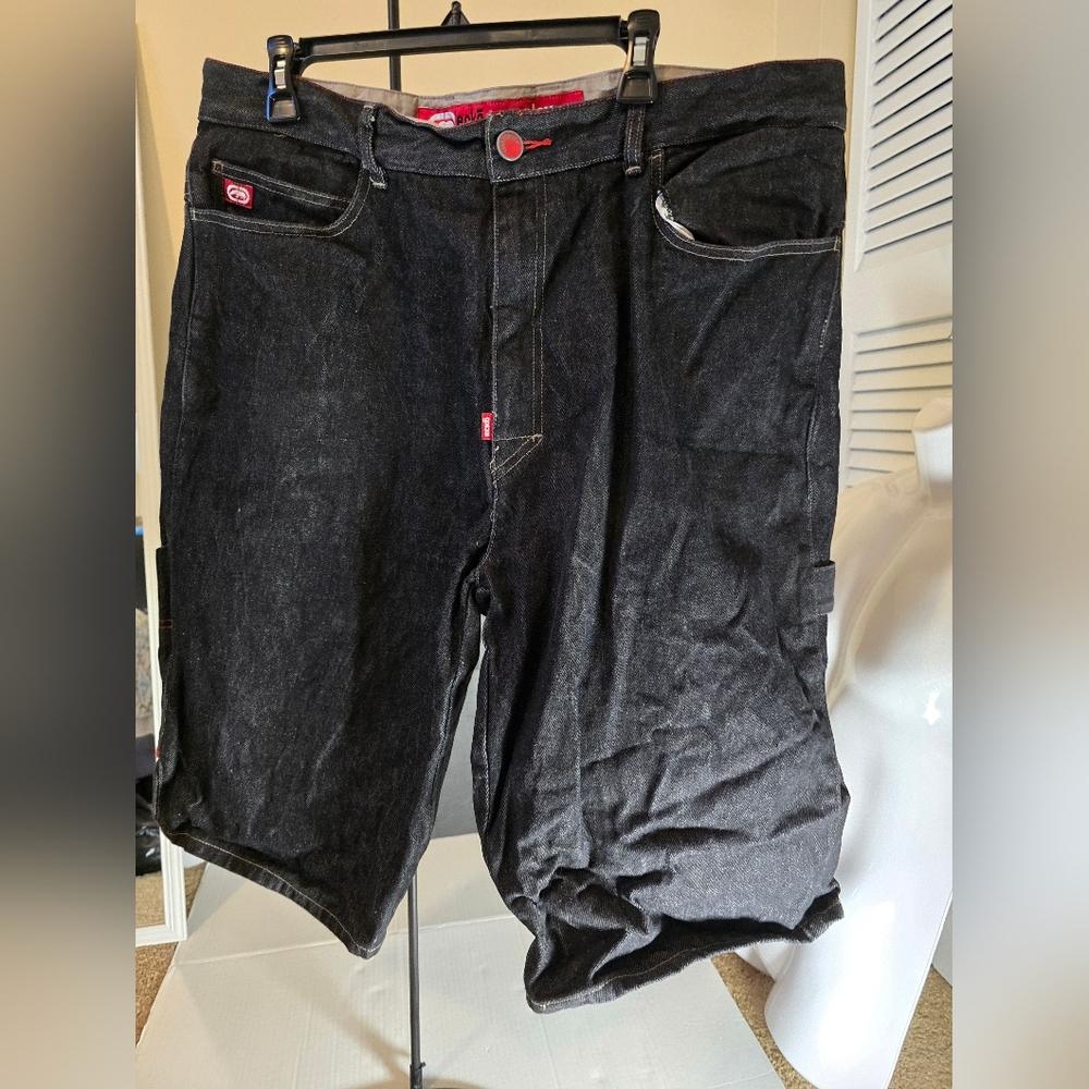 Vintage Ecko.complex denim foundry limited edition baggy shorts size 40